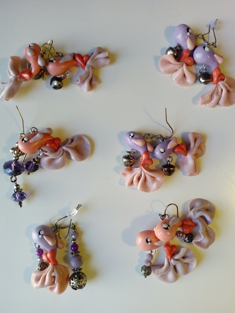 DUOWEI Orecchini Pendenti A Forma Di Pesce Tropicale – Acrilico Colorato, 23x34mm, Leggeri, Double Face, Multicolore