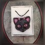 Collana Demon Cat - Fucsia