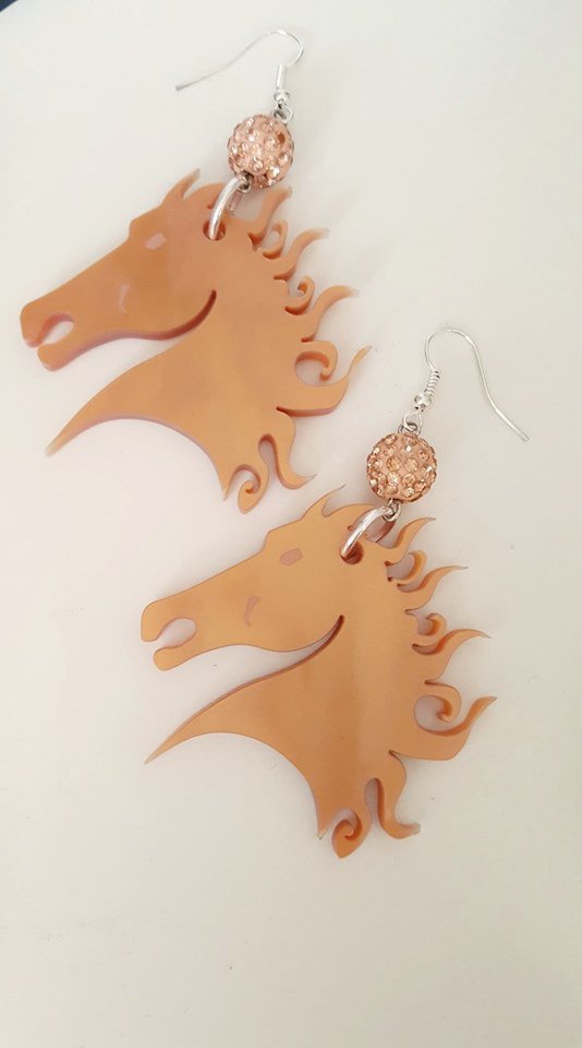 Orecchini A Forma Di Cavallo Smaltato NEWEI – Pendenti Regalo Per Donne E Ragazze – Gioielli Con Charms Cavallo