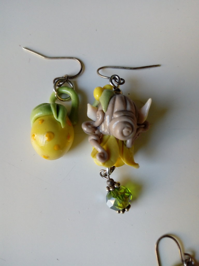 Orecchini A Fiocco Limone Per Donna – Gioielli Frutta 3D In Resina E Rame, Idea Regalo Con Scatola Per Compleanno E Cosplay - 2