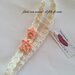 Fascia bambina in puro cotone bianco panna con stelline