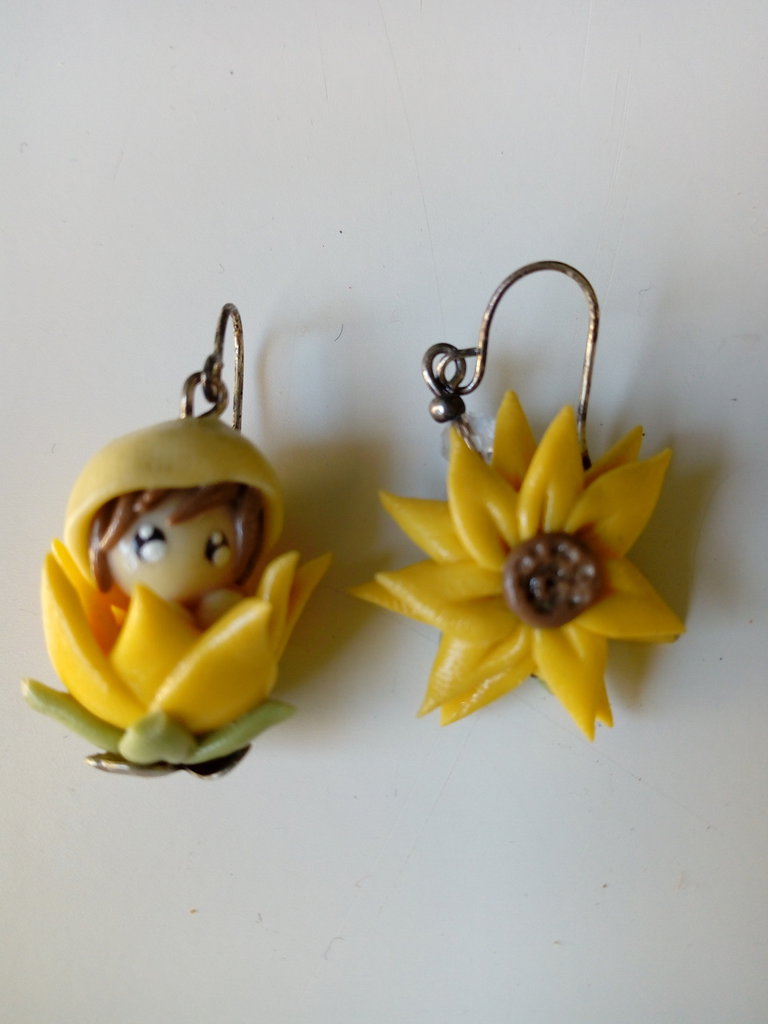 orecchini girasole - Gioielli - Orecchini - di Giada | su