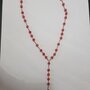 Collana, rosario, corona angelica di bigiotteria. San Michele Arcangelo 
