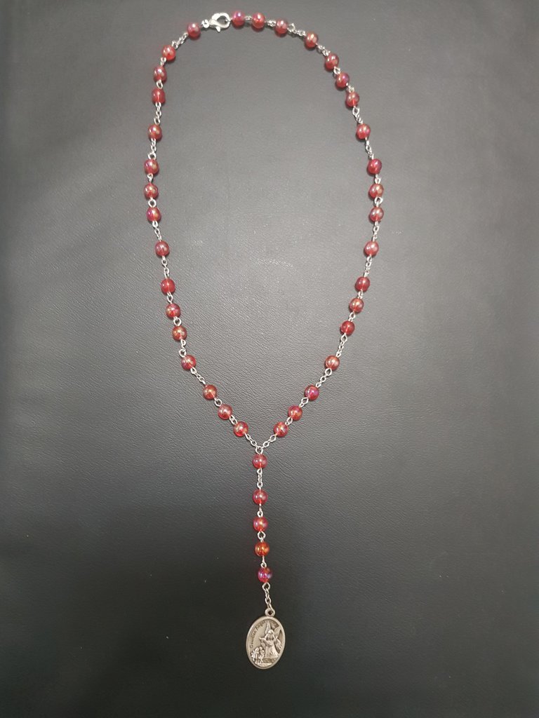 Collana con targhetta per cani bizantina di San Michele Arcangelo, pendente con icona ortodossa orientale - Italia