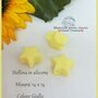 Inserto in silicone alimentare per catenelle portaciuccio *STELLA*-Giallo-