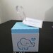 Scatolina scatola box contenitore elefante elefantino nome battesimo compleanno nascita