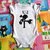 U2 body bebe, dipinto a mano, body personalizzati per bambino e bambina, vestiti neonato