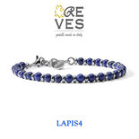 LAPIS4  - BRACCIALI REVES FATTI SU MISURA CON PIETRE NATURALI E COMPONENTI IN ARGENTO925,ACCIAIO 316L E METALLO