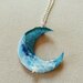 LUNA MARINA HANDMADE NECKLACE WITH MOON AND WHOLE