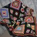 Coperta uncinetto, plaid, granny square, crochet, coperta in lana.