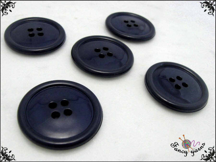 Bottoni In Metallo Con Aquila Bicipite – Colore Argento/blu Anticato, 19 Mm O 30 Mm – Confezione Da 3, Prodotti In Germania