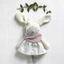 bambola coniglio / coniglio giocattolo / regalo bambina / nursery decor / vestiti bambola