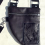 MooN bAg_holster similpelle cioccolato+nero