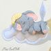 Giostrina elefanti/Giostrina feltro elefanti/Giostrina culla neonato elefanti/Decoro cameretta elefanti/Regalo neonato personalizzabile