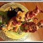 Cake Topper Winnie the Pooh, Pimpi e Tigro 