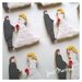 biscotti decorati a forma di sposi 