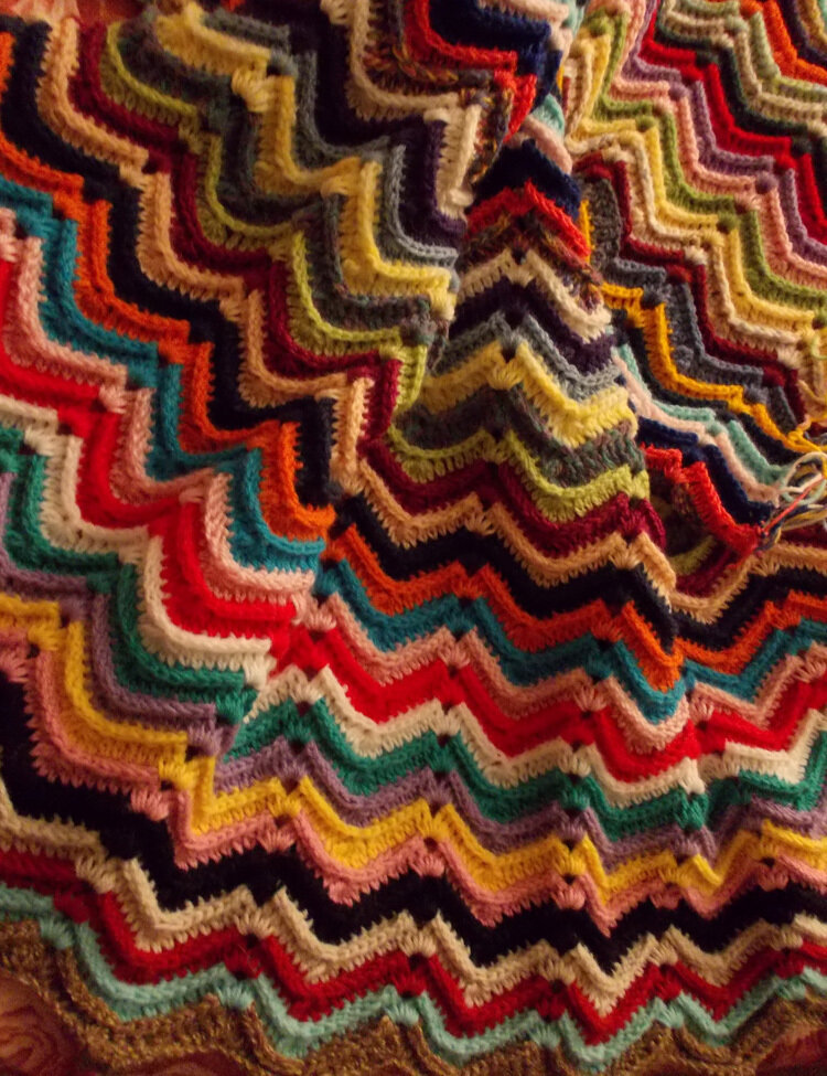 Coperta Uncinetto Plaid Granny Square Crochet Coperta In Lana Su Misshobby