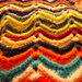 Coperta uncinetto, plaid, granny square, crochet, coperta in lana, chevron
