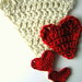 Spiegazione Pattern Cuori a Crochet Uncinetto come applicazioni e toppe