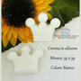 Corona in silcone -colore Boanco-