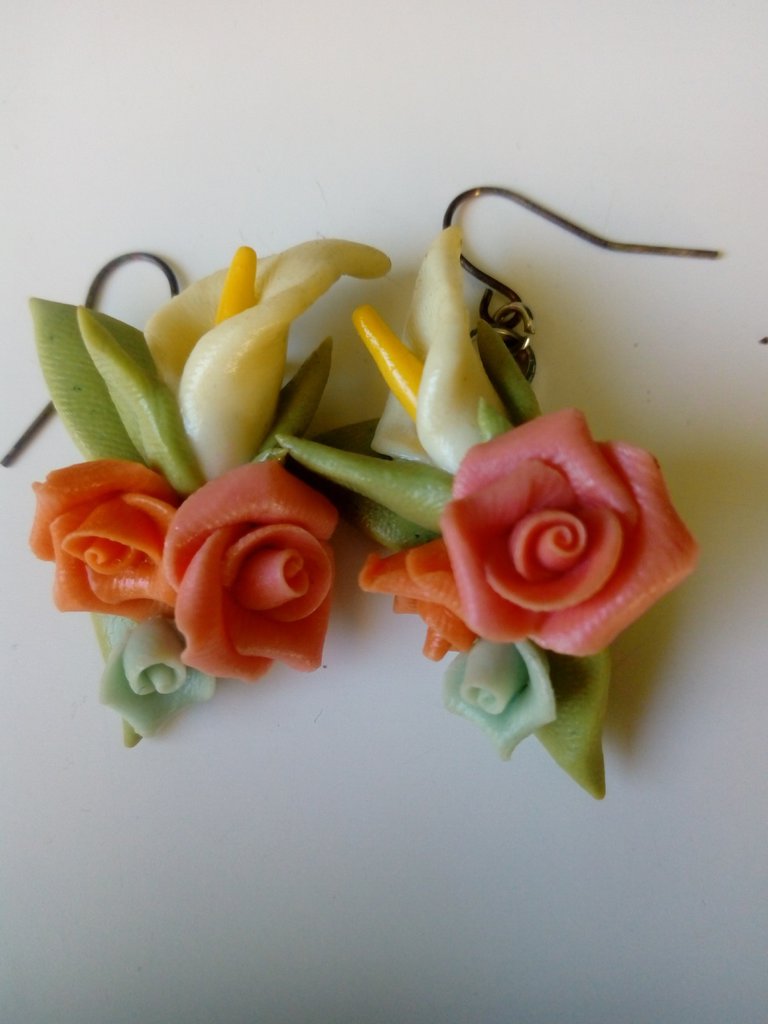 Orecchini Boho A Fiore Grande In Resina E Acrilico - Giallo Opaco - Gioielli Artigianali Vintage Per Donna