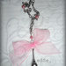 Collana Torre Eiffel *Fiocco rosa*