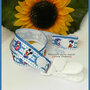 Portaciuccio con nastro grosgrain *Personaggi baby*