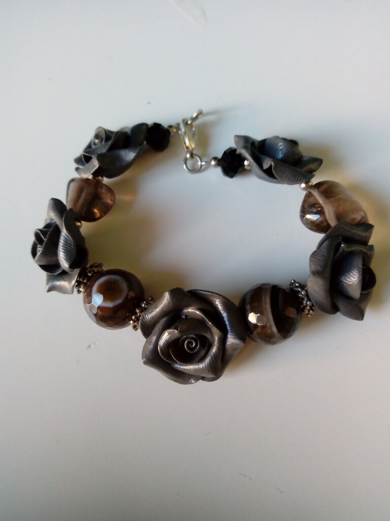 Bracciale 7 Chakra Bivei In Pietre Naturali 8mm - Regolabile Con Porta Oli Essenziali