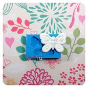 Stampo handmade farfalla 3,8X2,2CM ORIGINALE per gesso, resina per bomboniere e decorazioni stampo in silicone