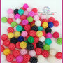 Lotto 15 pz. Perle bacca -Misto-