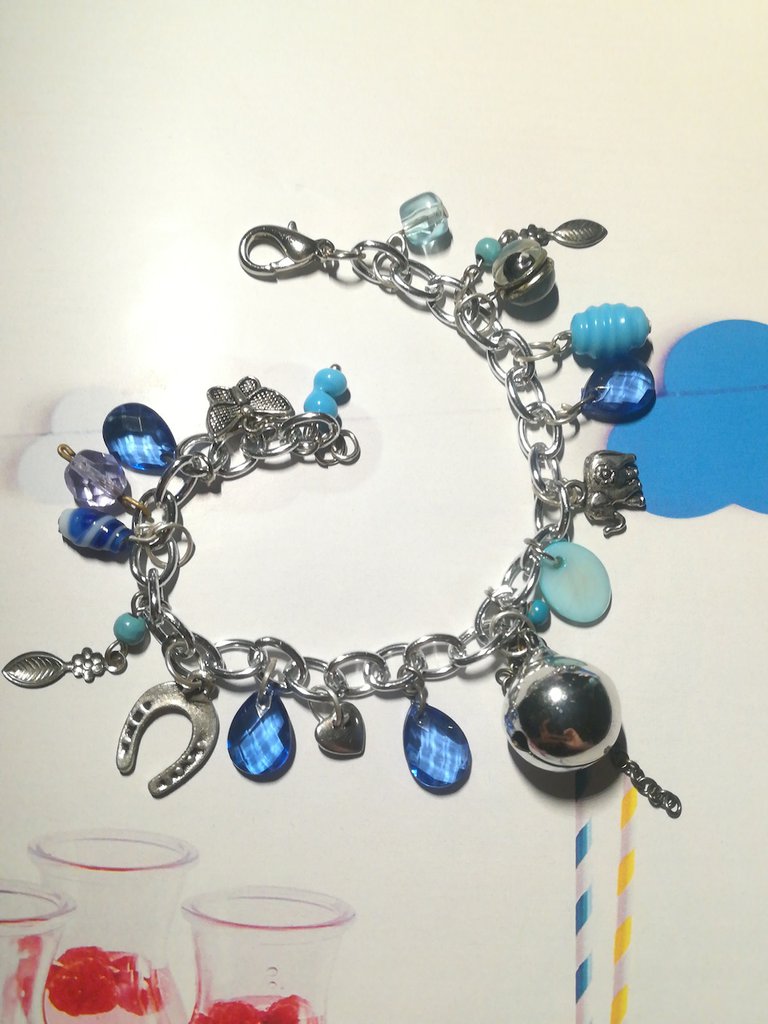 Aunis Bracciale Donna Con Elefante Portafortuna - Acciaio Inox, Cordino Elastico, Regalo