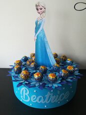 Scatolina Frozen compleanno festa elsa Anna confetti caramelle