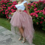  gonna con tulle,gonna per la celebrazione, damigella d'onore vestire,