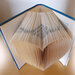 Book Folding, Folded Book, Libro Piegato, Libro Scultura , regalo di Natale, cuore 1