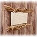 Specchio NAKED con legni di mare, driftwood