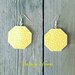 Paper summer earrings 