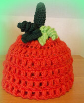 Halloween hat, Cappello uncinetto,Cappellino zucca, berretto, lana
