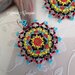 Orecchini Zaira realizzati in tessitura peyote