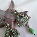 Orecchini Rondine realizzati in tessitura peyote