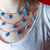 Azzurro | Collana in resina | Handmade | Chrysalism