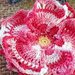 Spilla per abiti Fiorefermaglio in cotone (colore rosso sfumato)