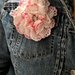 Spilla per abiti Fiorefermaglio in cotone (colore rosa sfumato)