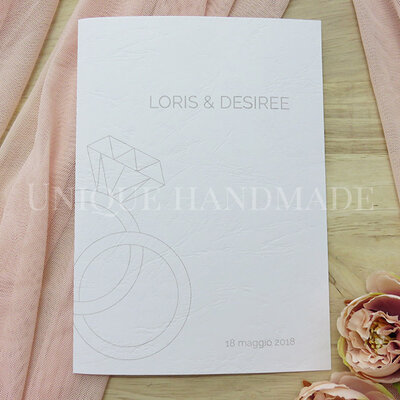 Libretto Matrimonio elegante Libretto Matrimonio elegante