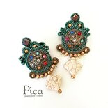 Orecchini CLIP spirale etnica in fimo - Gioielli - Orecchini - di N... | su
