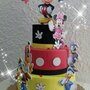 Torta scenografica topolino torta finta compleanno festa lol sorprise 