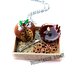 NATALE IN DOLCEZZE - Collana Vassoio con panettone - pandoro al cioccolato con agrifoglio, cookie, caramelle e Vin brulé