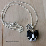 Ciondolo Bulldog Francese In Argento 925 Con Catena – Collana Per Amanti Dei Cani, Regalo In Confezione Con Panno Lucidante - 2