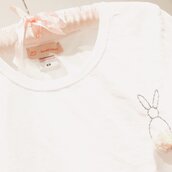 T-shirt coniglietto in cotone Taglia M