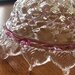 Tazza, ricambio per lampadari in vetro soffiato di Murano, rosa
