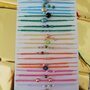 10 braccialetti multicolore
